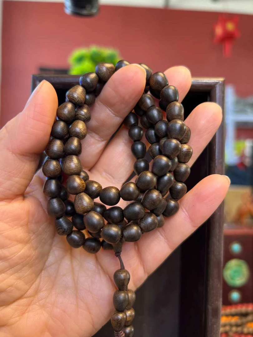 【闪购】沉香+木盒 越南芽庄白奇楠老料8MM-122