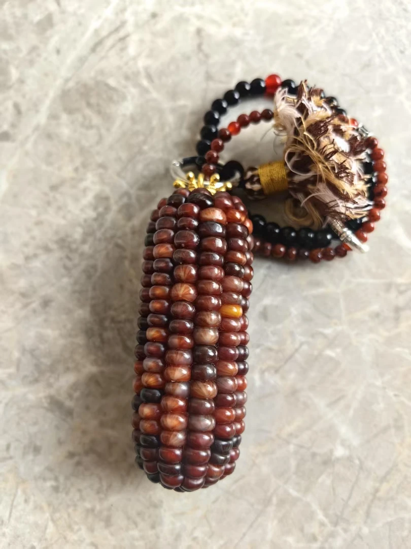 见观阁文玩玉米手把件一物一拍（不退 介意勿拍）（请勿私拍）