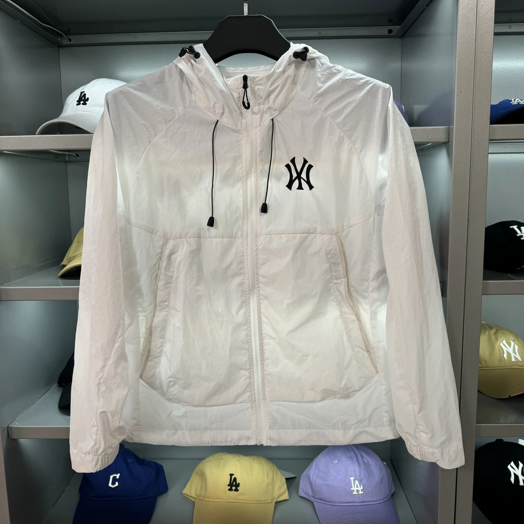 NY款多巴胺情侣款防晒衣速干透气户外休闲连帽印花防晒衣