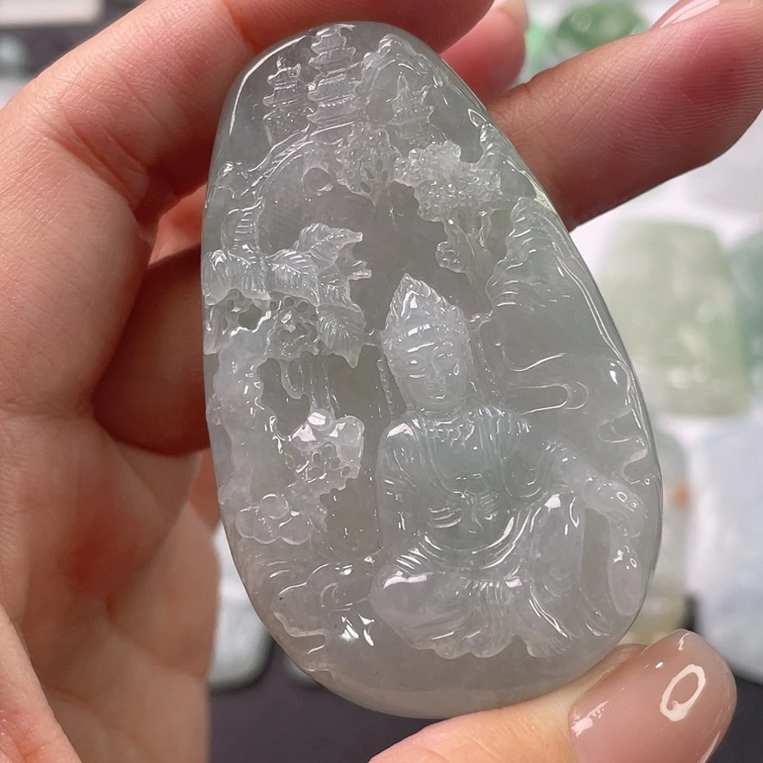 吊坠(不含链)未镶嵌翡翠1