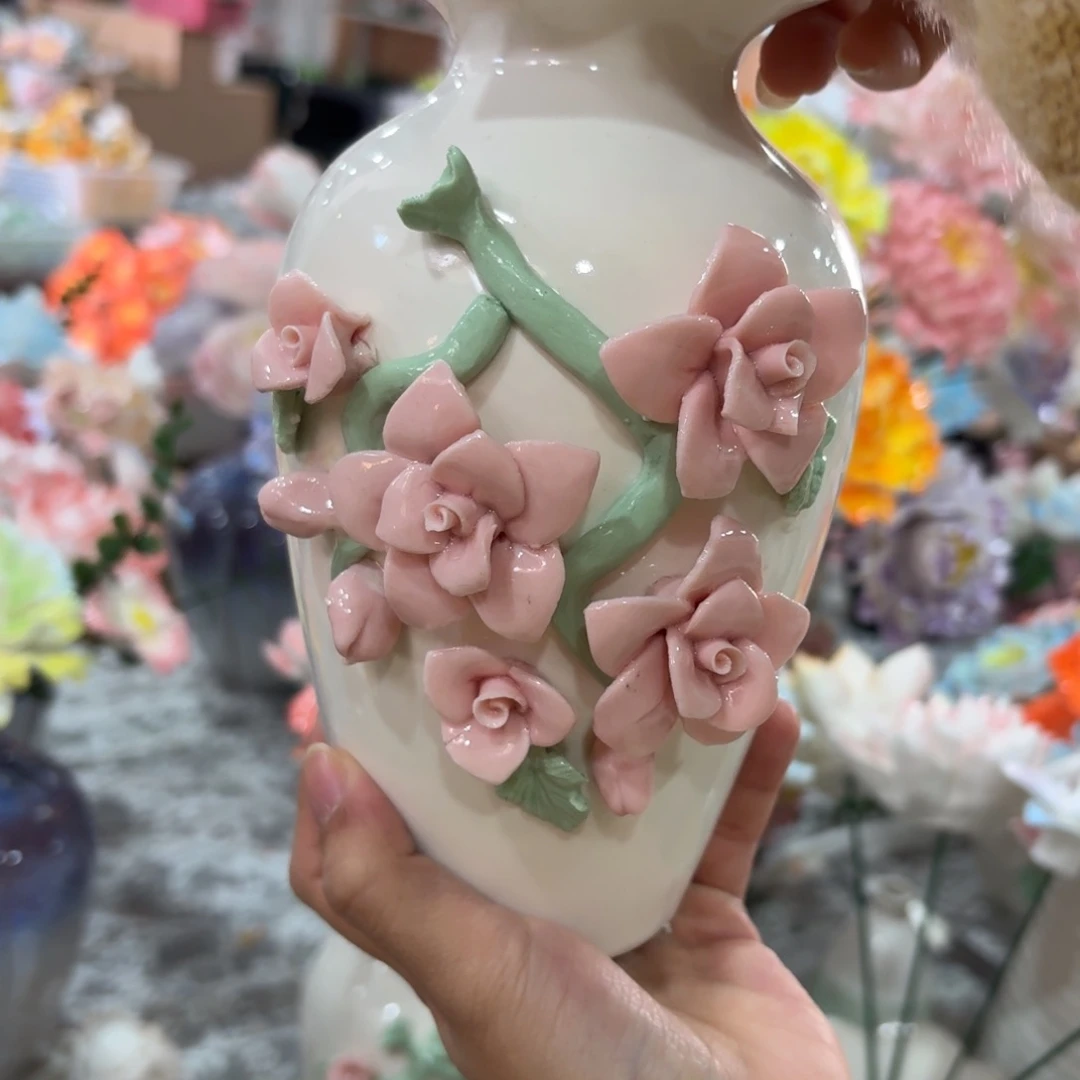 陶瓷花拍满20元发货退款的拉黑