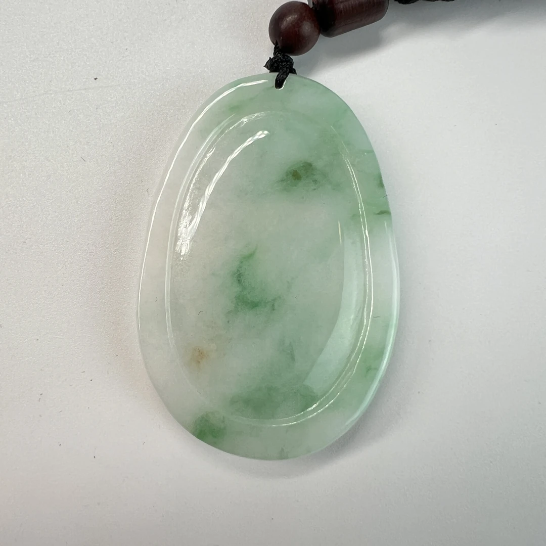 TM 1007094 翡翠花鸟纹挂件