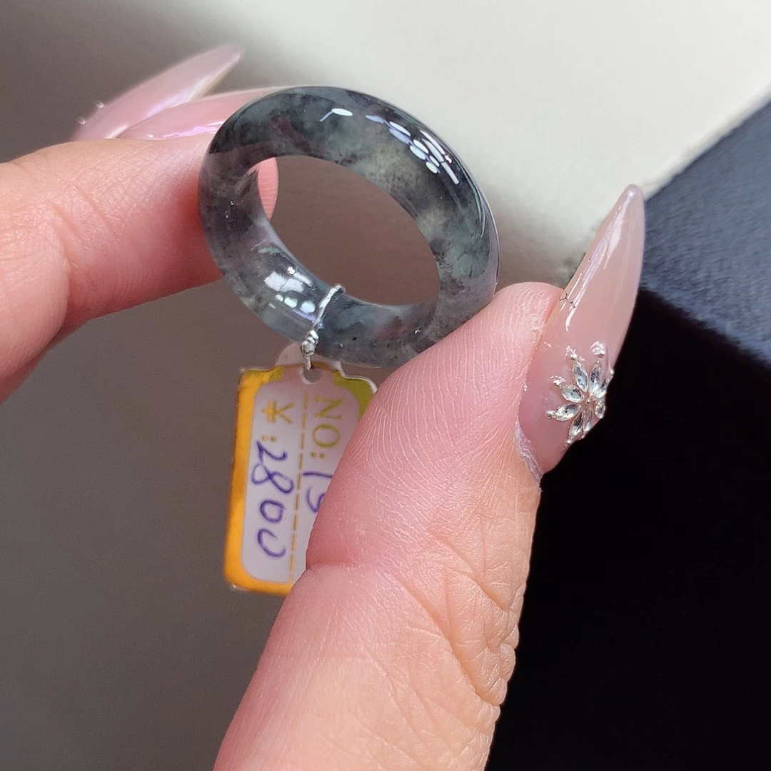 翡翠未镶嵌戒指15号