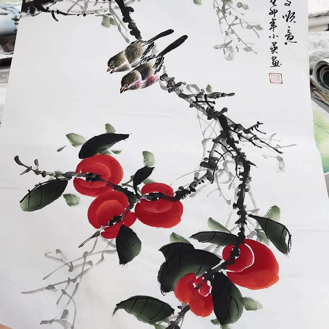 国画国画纯手绘作品欣赏