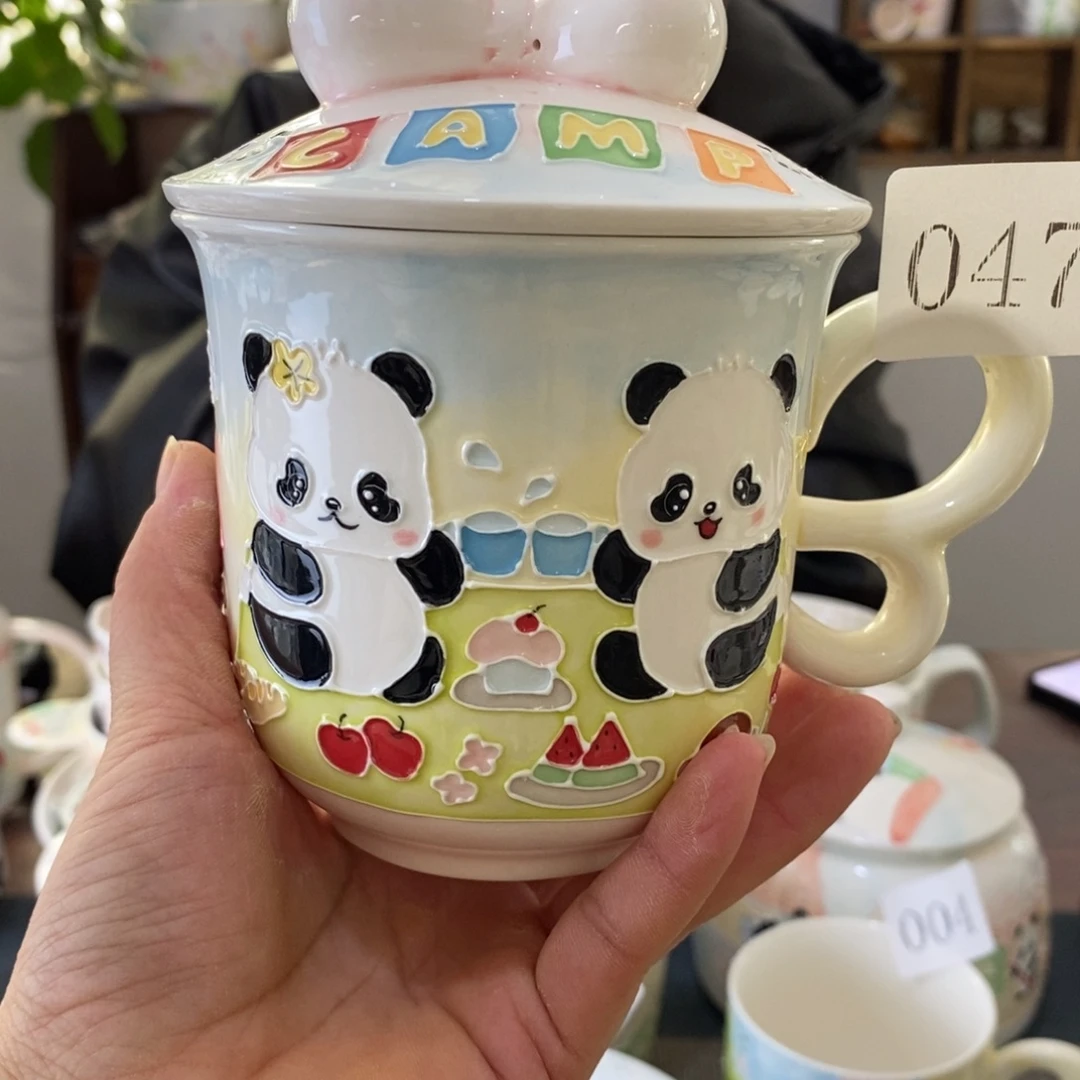 瓷片景德镇釉下彩手绘