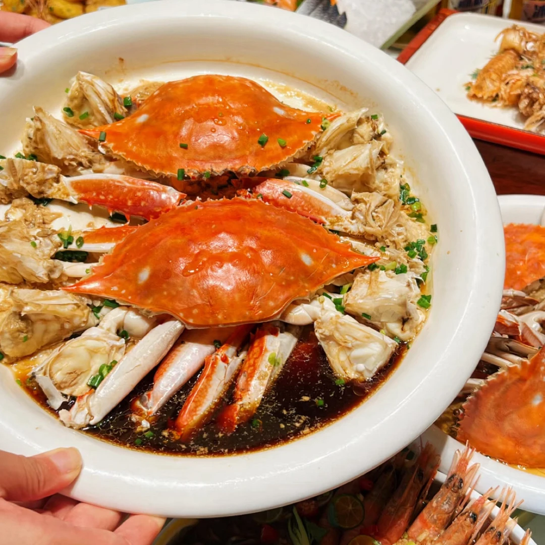 鲜活发货梭子蟹1-3两左右一只1kg-2.5kg【保鲜不保活】