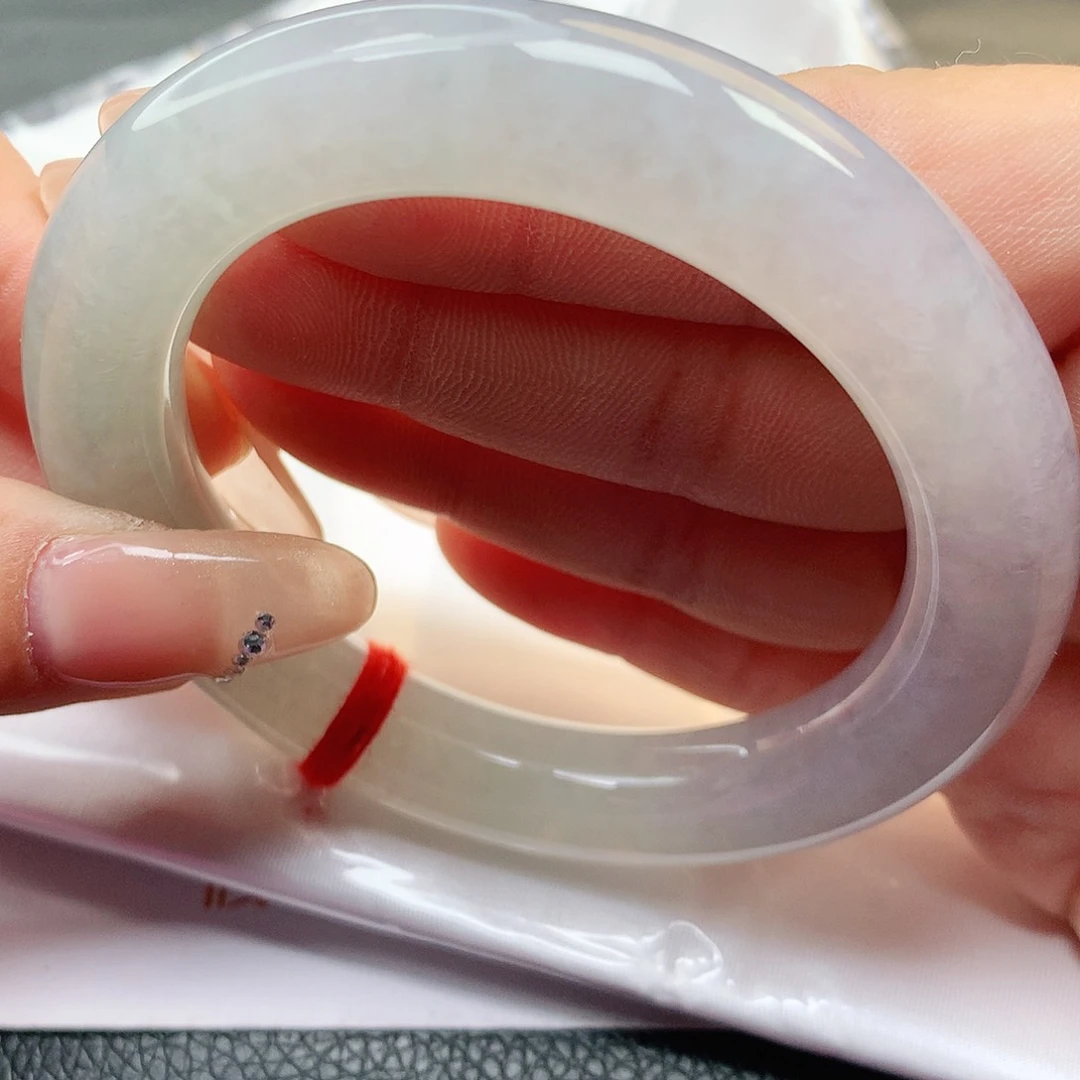 未镶嵌手镯翡翠纯天然a货冰底大胖圆2857号