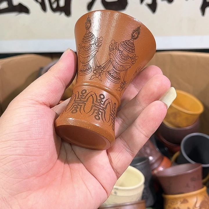 茶杯紫砂全手工紫砂主人杯