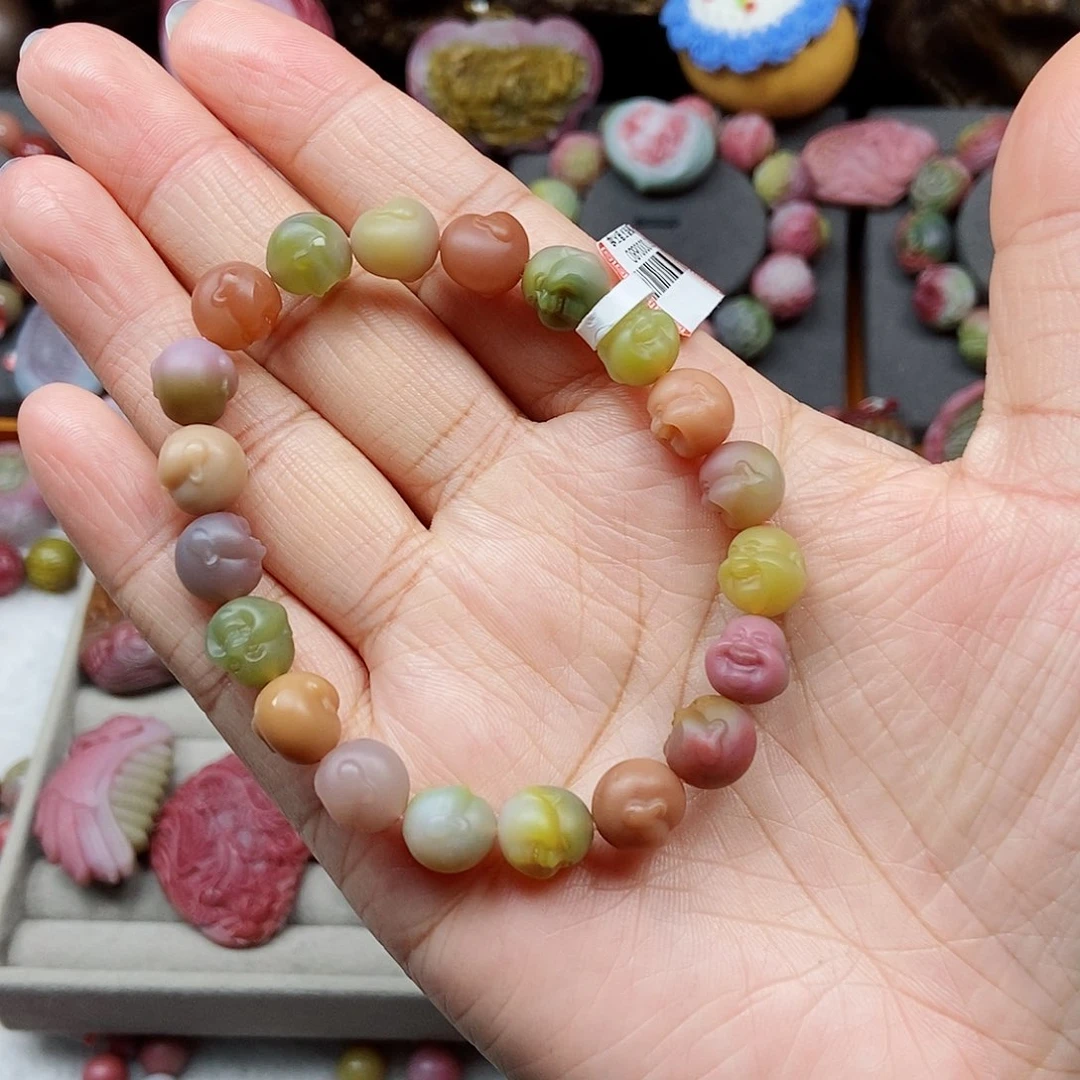 未镶嵌石英质玉（盐源）珠宝半成品
