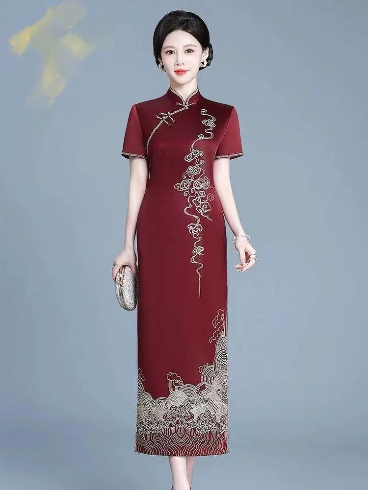 依诺 813160A2 旗袍裙