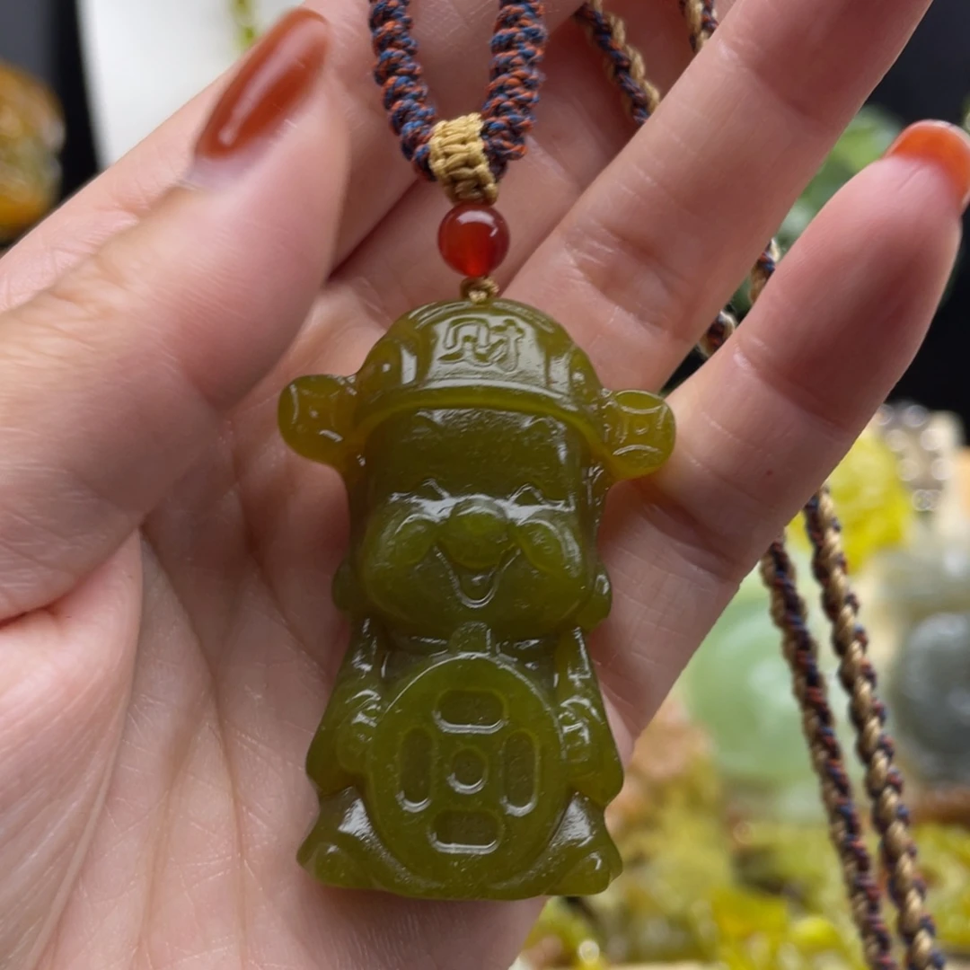未镶嵌蛇纹石玉颈饰