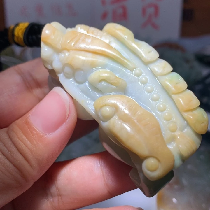 翡翠颈饰未镶嵌保真天然A货翡翠