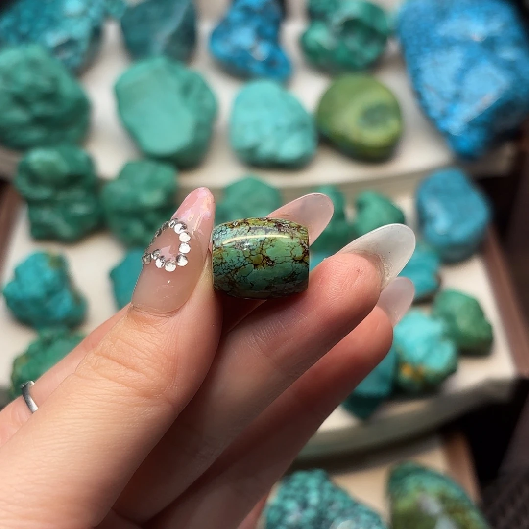 绿松石未镶嵌绿松石老型