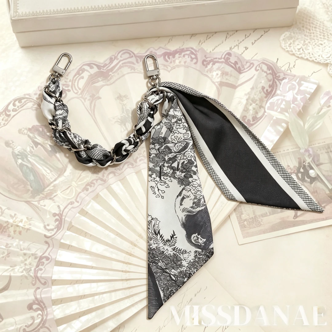 【如懿丝巾链】MISSDANAE手机链适用于苹果安卓创意
