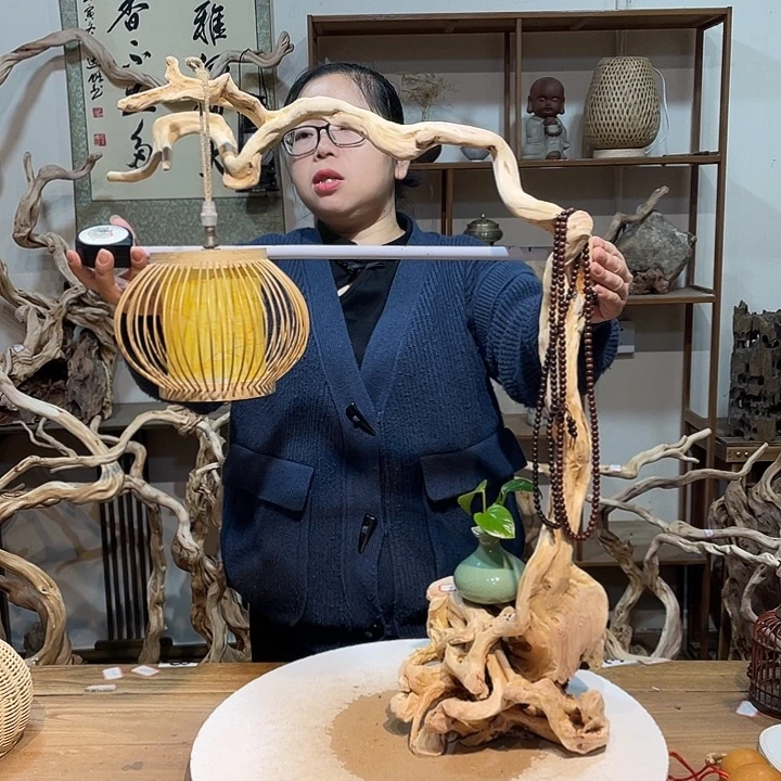 木杜鹃根根艺摆件