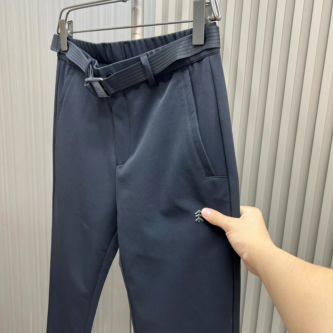 8912冬季户外休闲冲锋裤休闲裤舒适速干裤子直筒男加厚软壳休闲裤