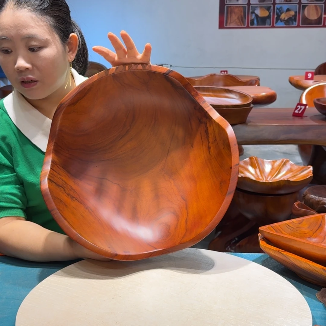 木 三脚果盘 39.5*39*15