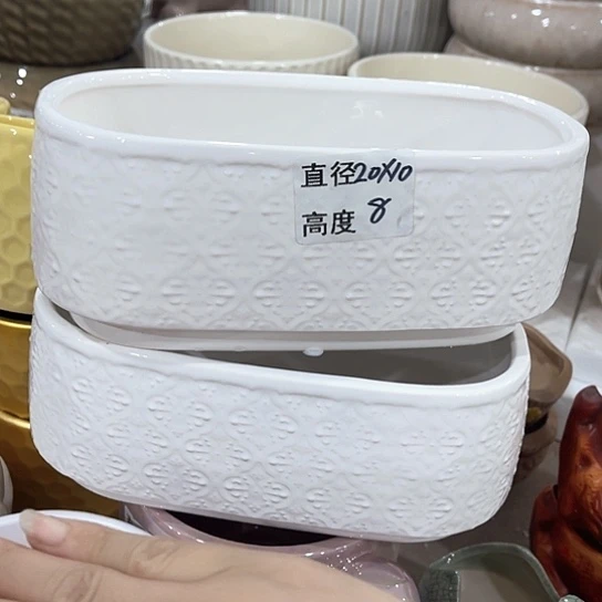 多肉绿植陶瓷花盆9.9包邮