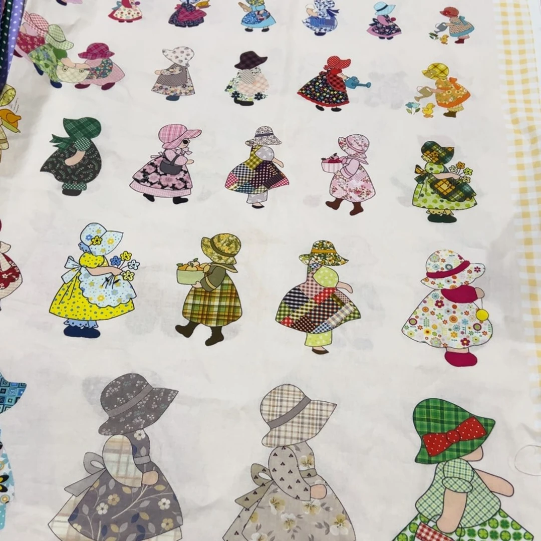 棉0.65米价纯棉平布1.1米宽果子块