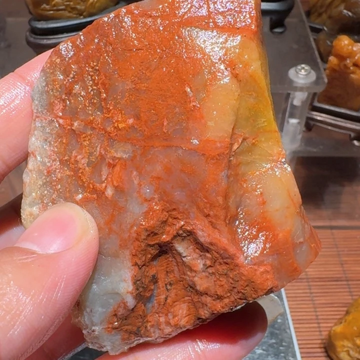 寿山石水**影寿山石石头