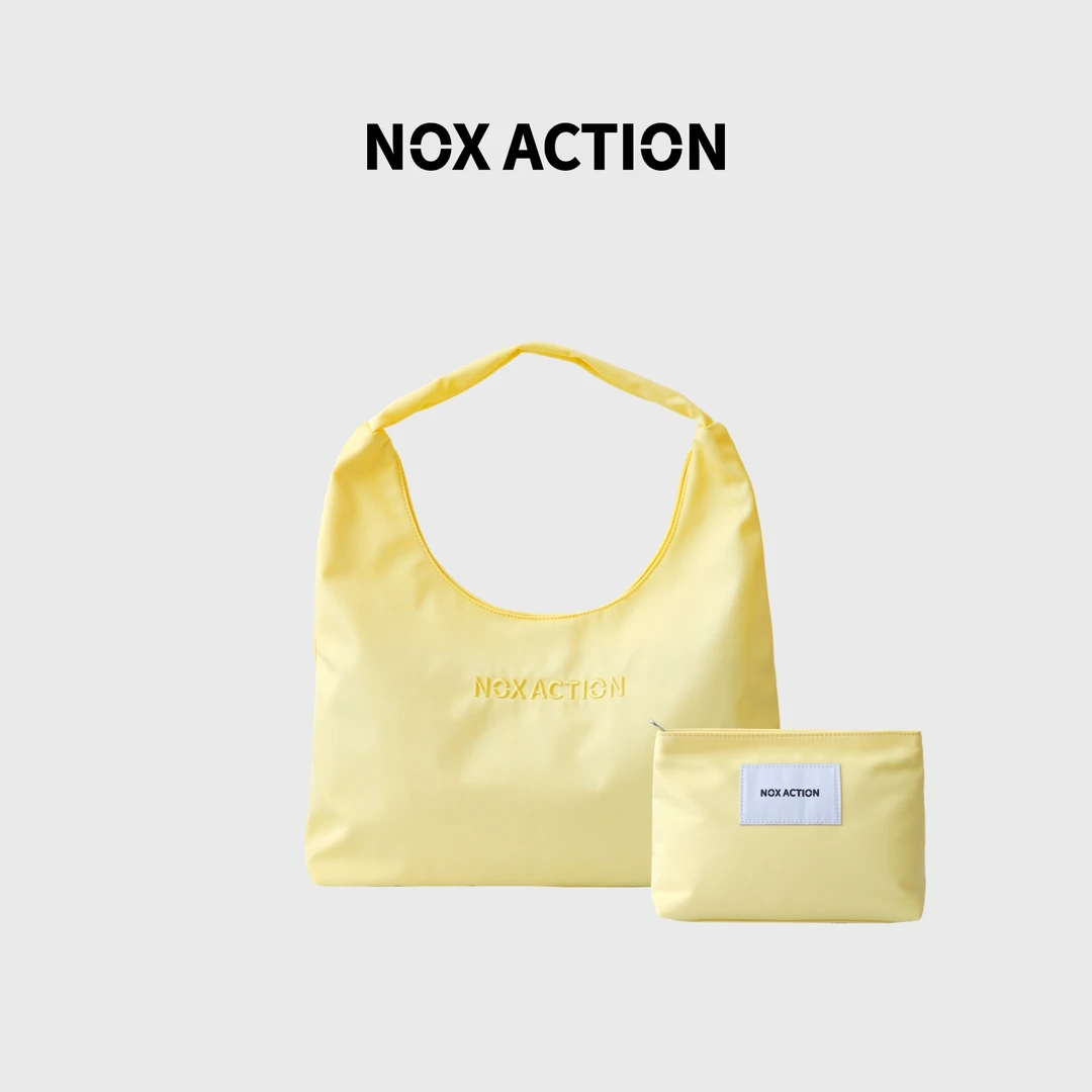 NOX ACTION 流浪吐司系列 托特尼龙包大容量通勤百搭包包松弛感女