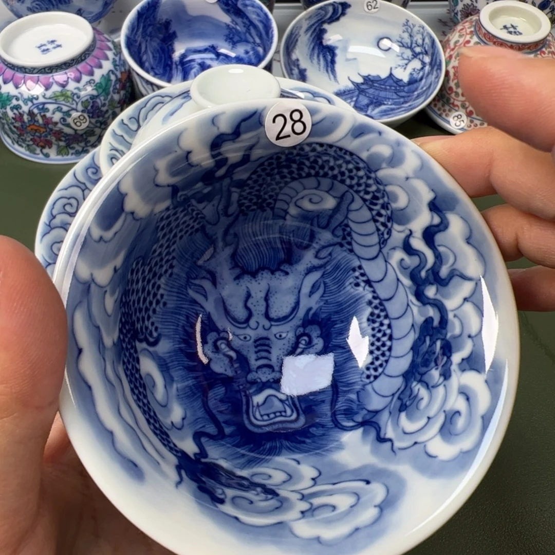 陶瓷景德镇纯手工纯手绘茶具木木28