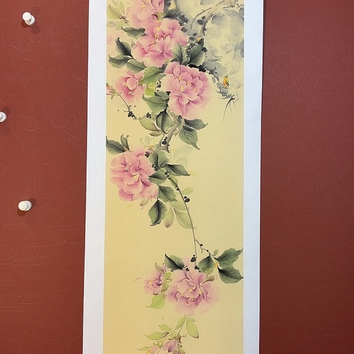 国画听兰老师花鸟