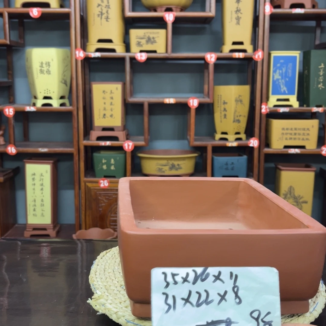 紫砂花盆紫砂花盆