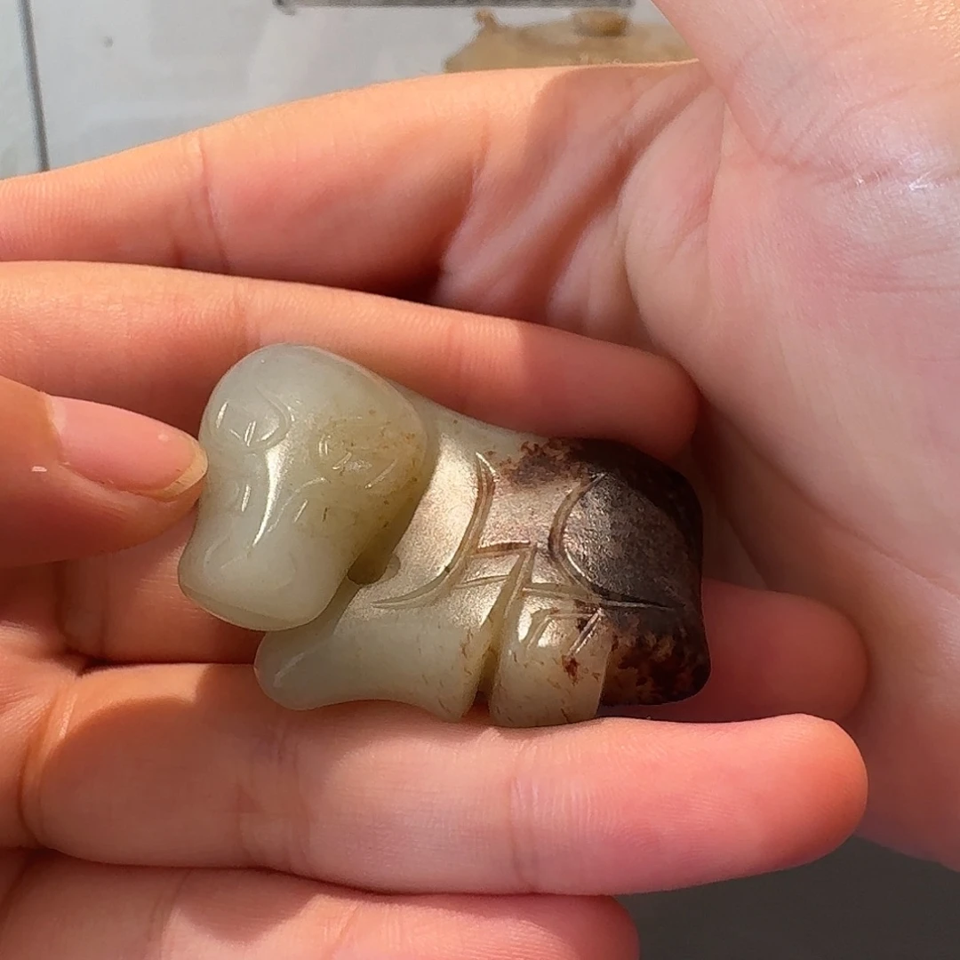 西***帝和田玉未镶嵌挂件