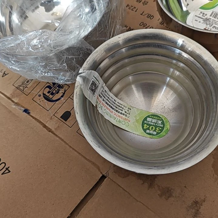不锈钢瑕疵品碗12-2