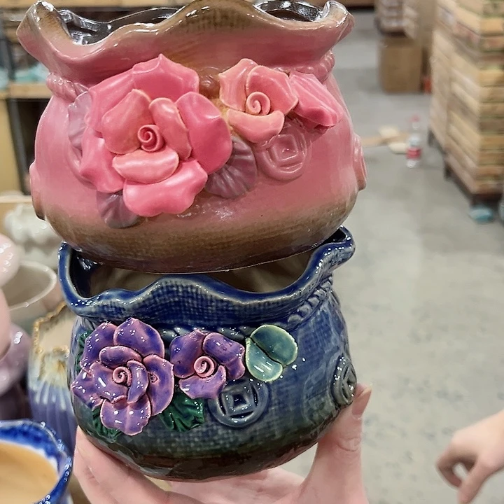 陶瓷陶瓷多肉植物花盆