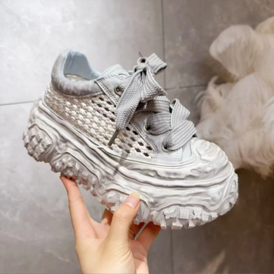 织梦网-真皮编织时尚潮流超轻溶解底个性女鞋5617【丫】