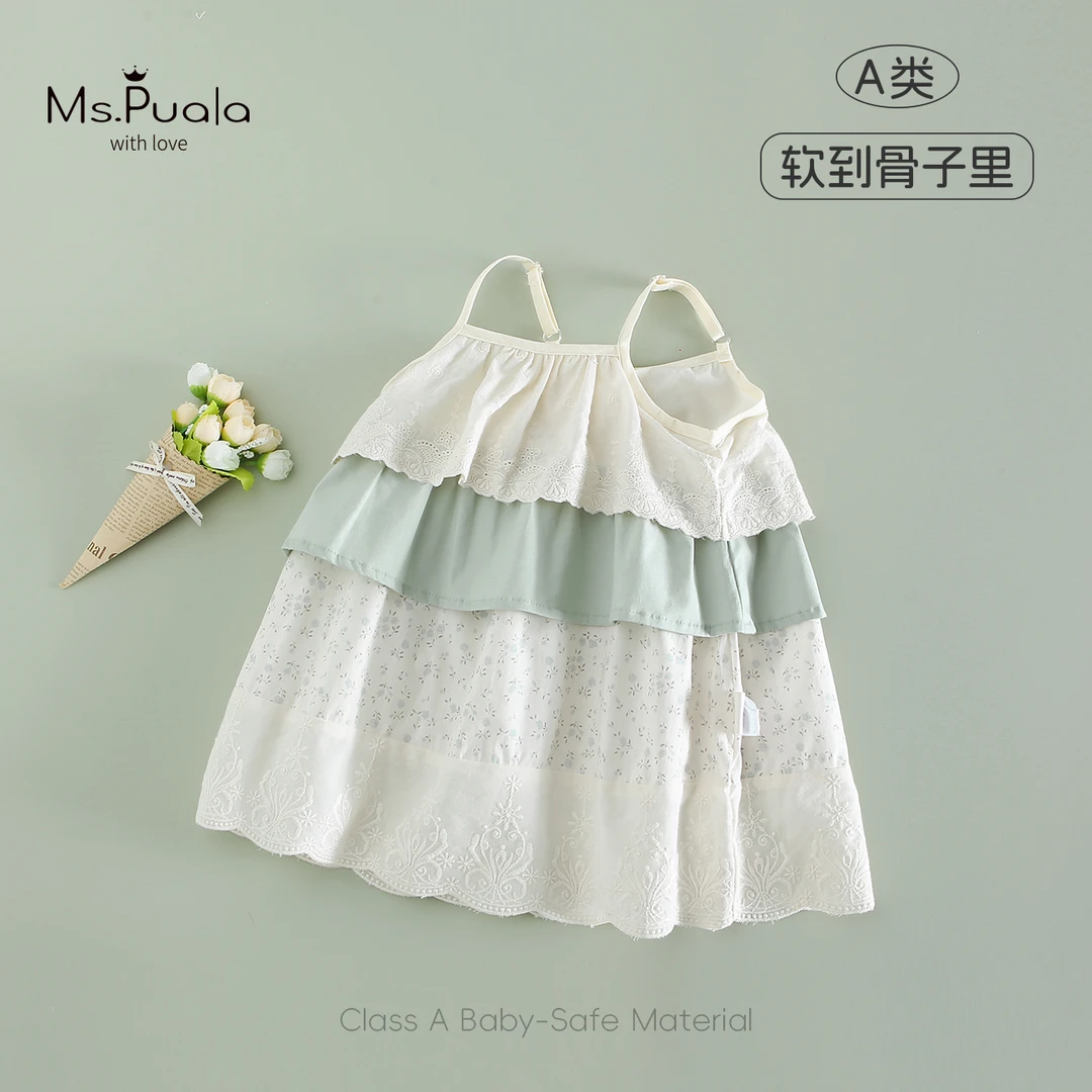 【Ms.Puala】婴幼儿无袖宝宝童装女童夏季连衣裙-MX431