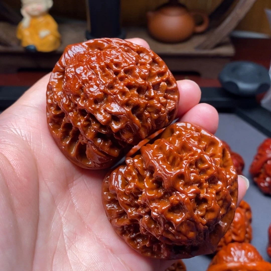 文玩核桃吊坠胖*53官帽