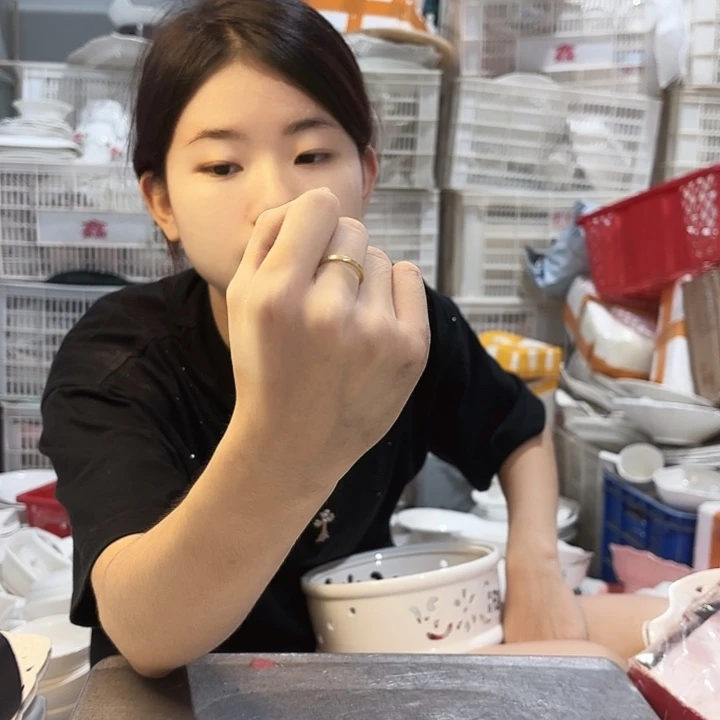 碟烈*斗笠花纹炉十寸一个