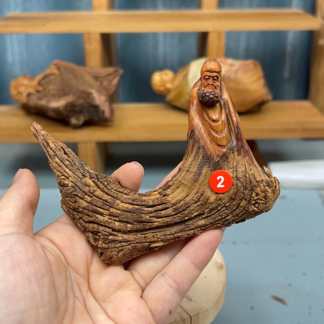 寧***ྋ木崖柏木摆件手把件