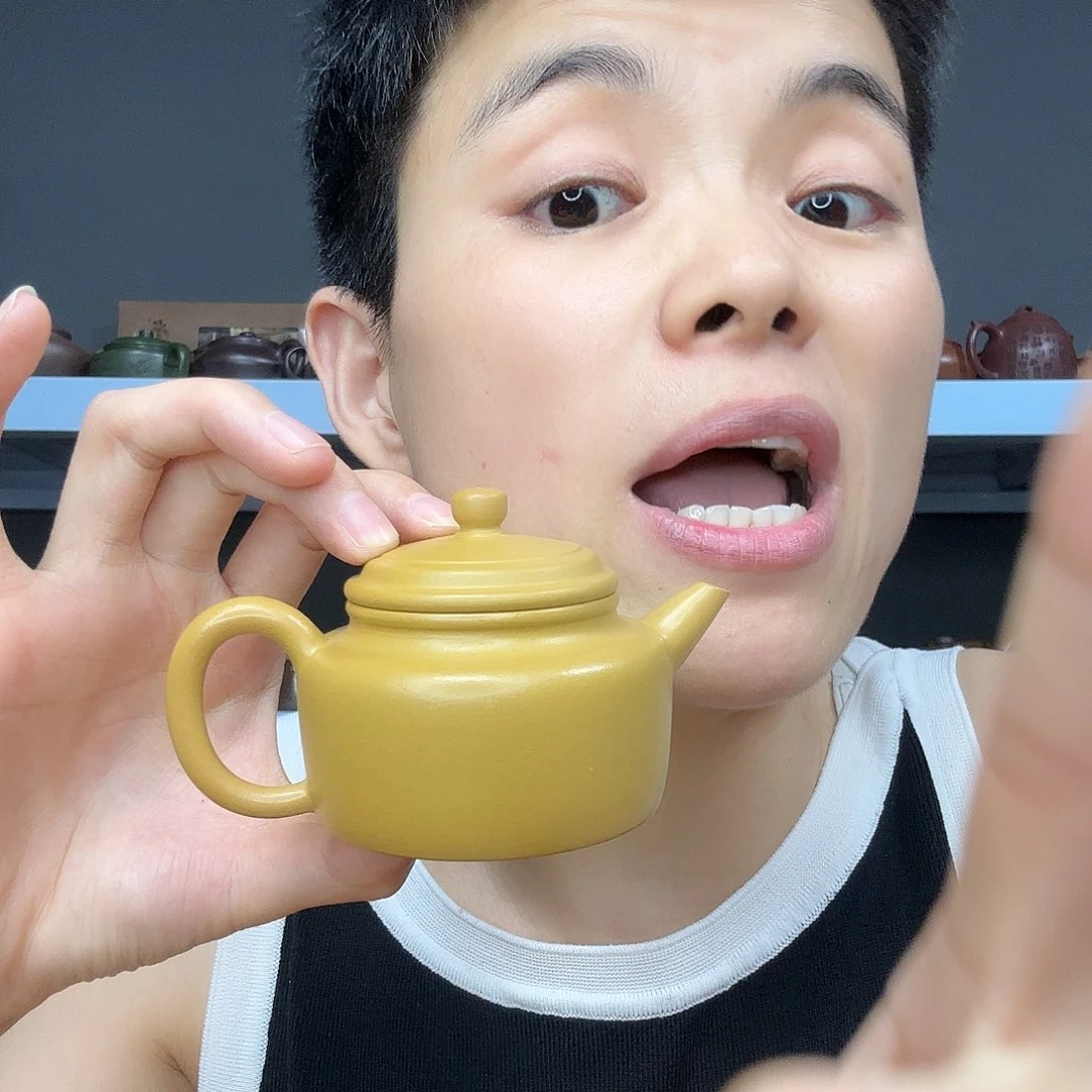 茶壶底槽青民间手艺人全手工制作
