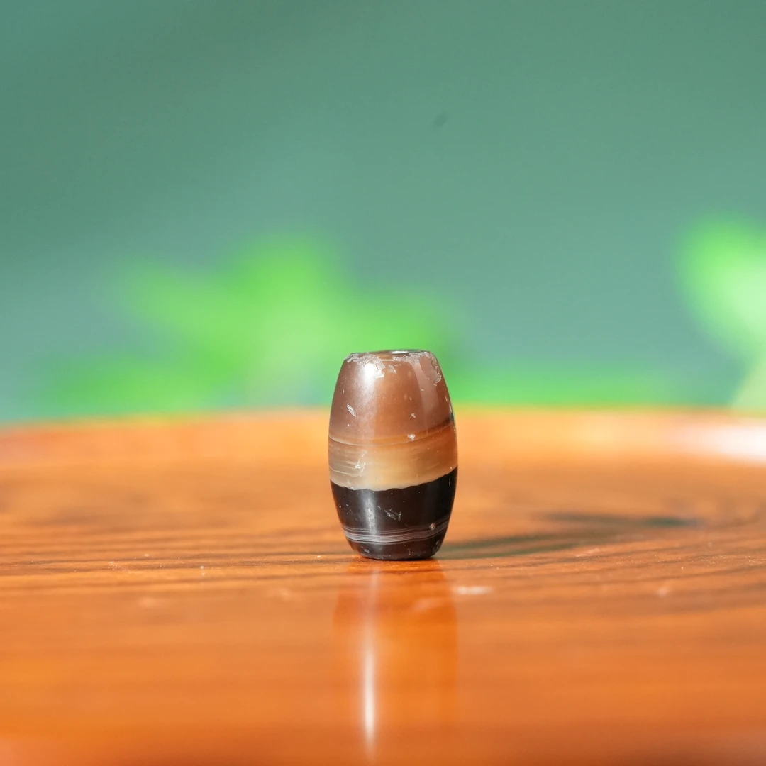 十九世纪缠丝玛瑙桶珠AAJD241019066