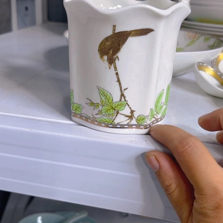 瓷片琴瑟和鸣花篮一个微瑕