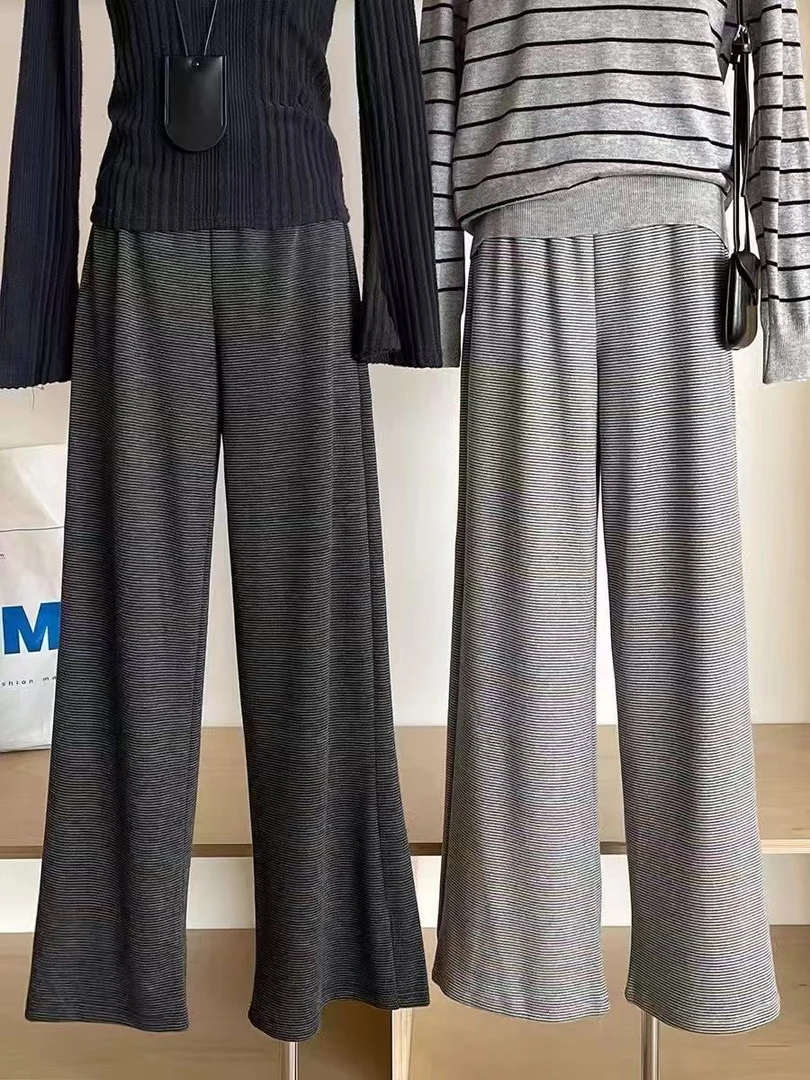 新款休闲直筒裤加长版