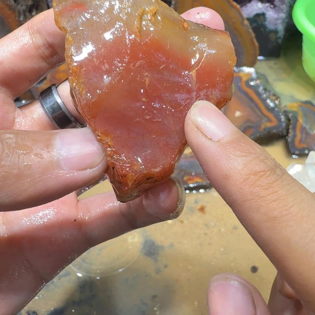 未镶嵌玛瑙/玉髓珠宝半成品