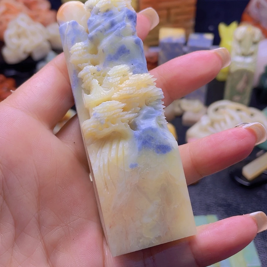 青田石印石大**韵青田封门