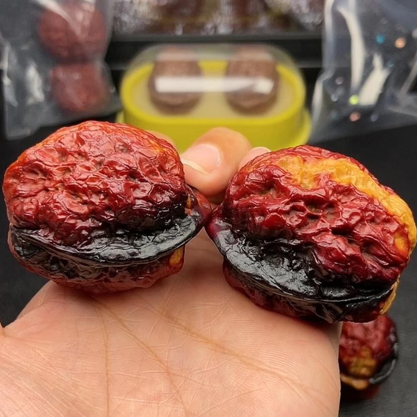 【闪购商品】把件文玩核桃41尺金蟾王