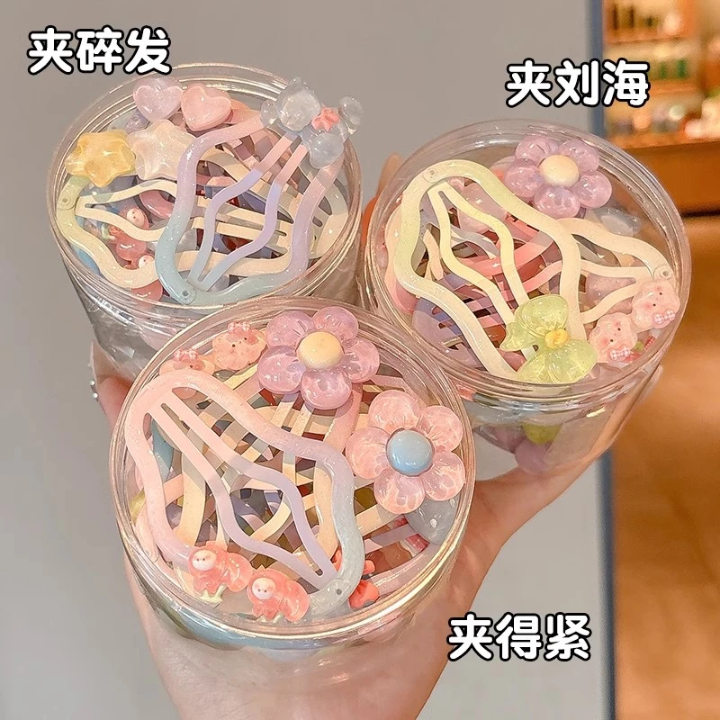 儿童夹后脑简侧边发饰小女孩0到3岁刘海bb夹发卡香蕉夹3岁宝宝