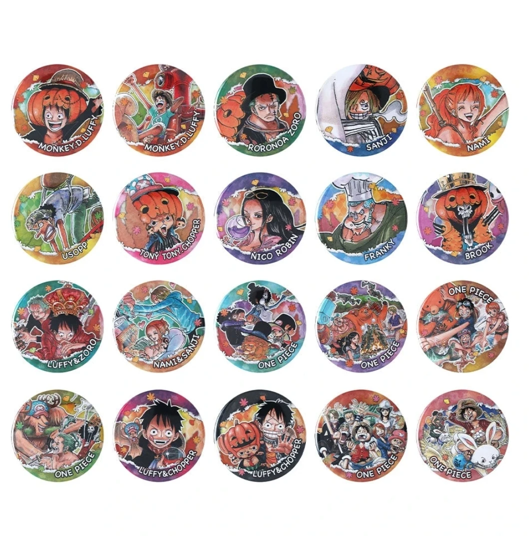 海贼王 万圣节 原画吧唧第1弹  默认代拆