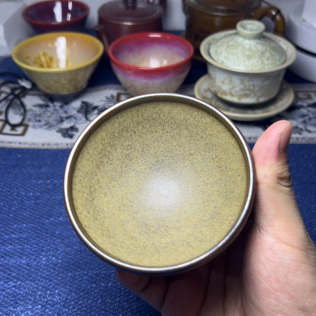 建阳建盏喝茶主人杯建阳建盏喝茶主人杯