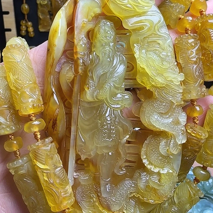 未镶嵌蛇纹石玉颈饰