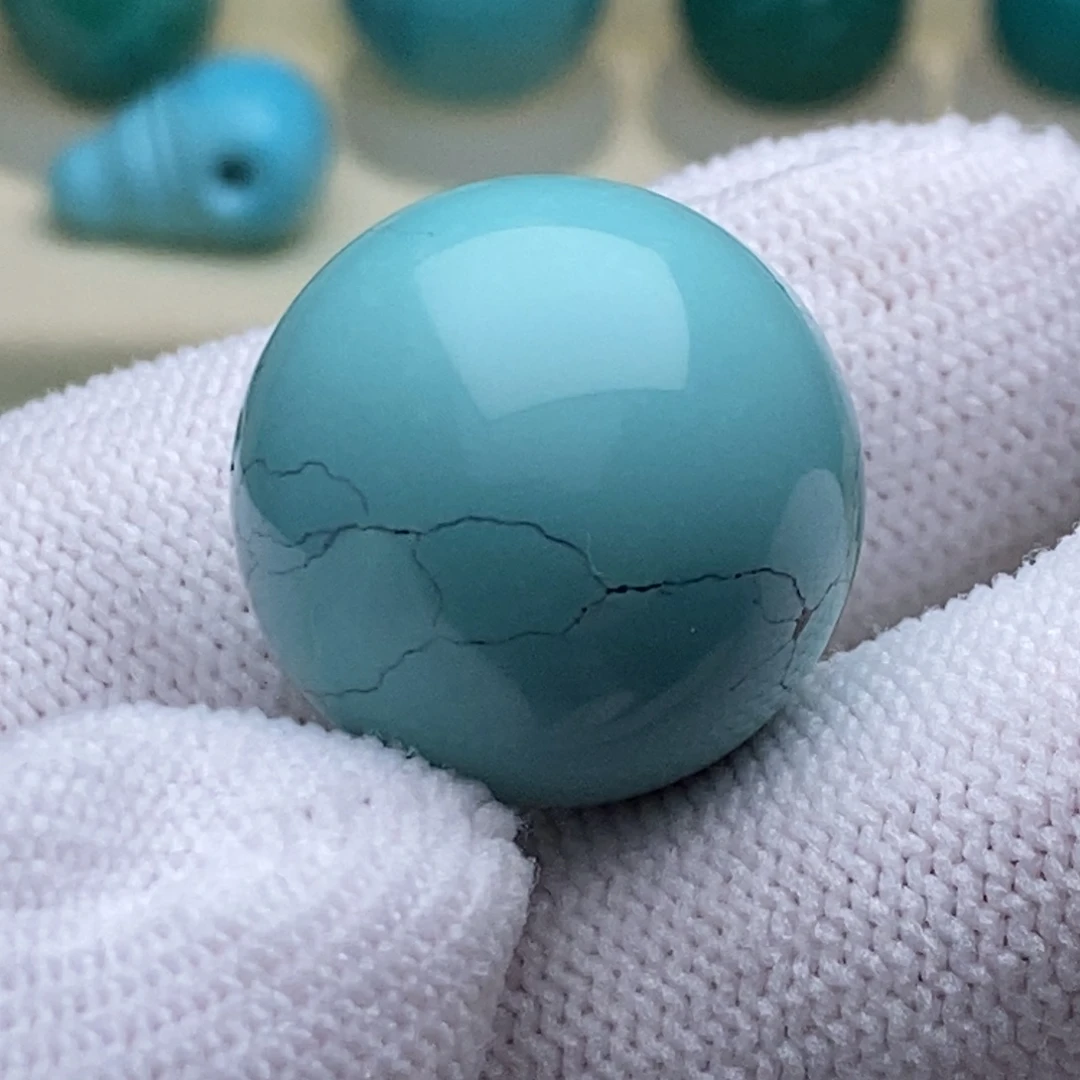 绿松石未镶嵌绿松石19.3mm