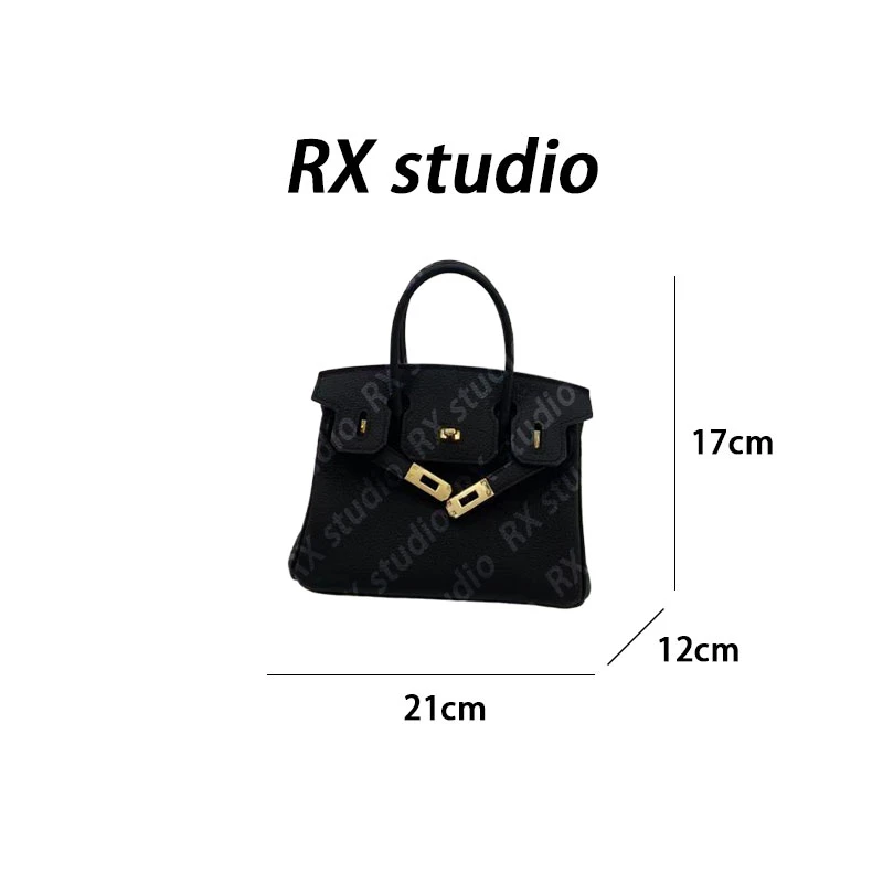 【南沙瑞熙】XKY-6826-黑色 新款头层牛皮单肩斜跨女包21*12*17