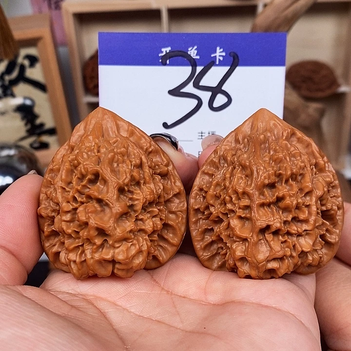 吊坠桃核官帽46无刀痕s